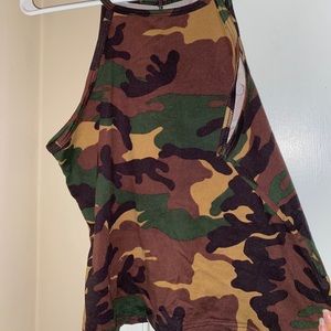 Camouflage top